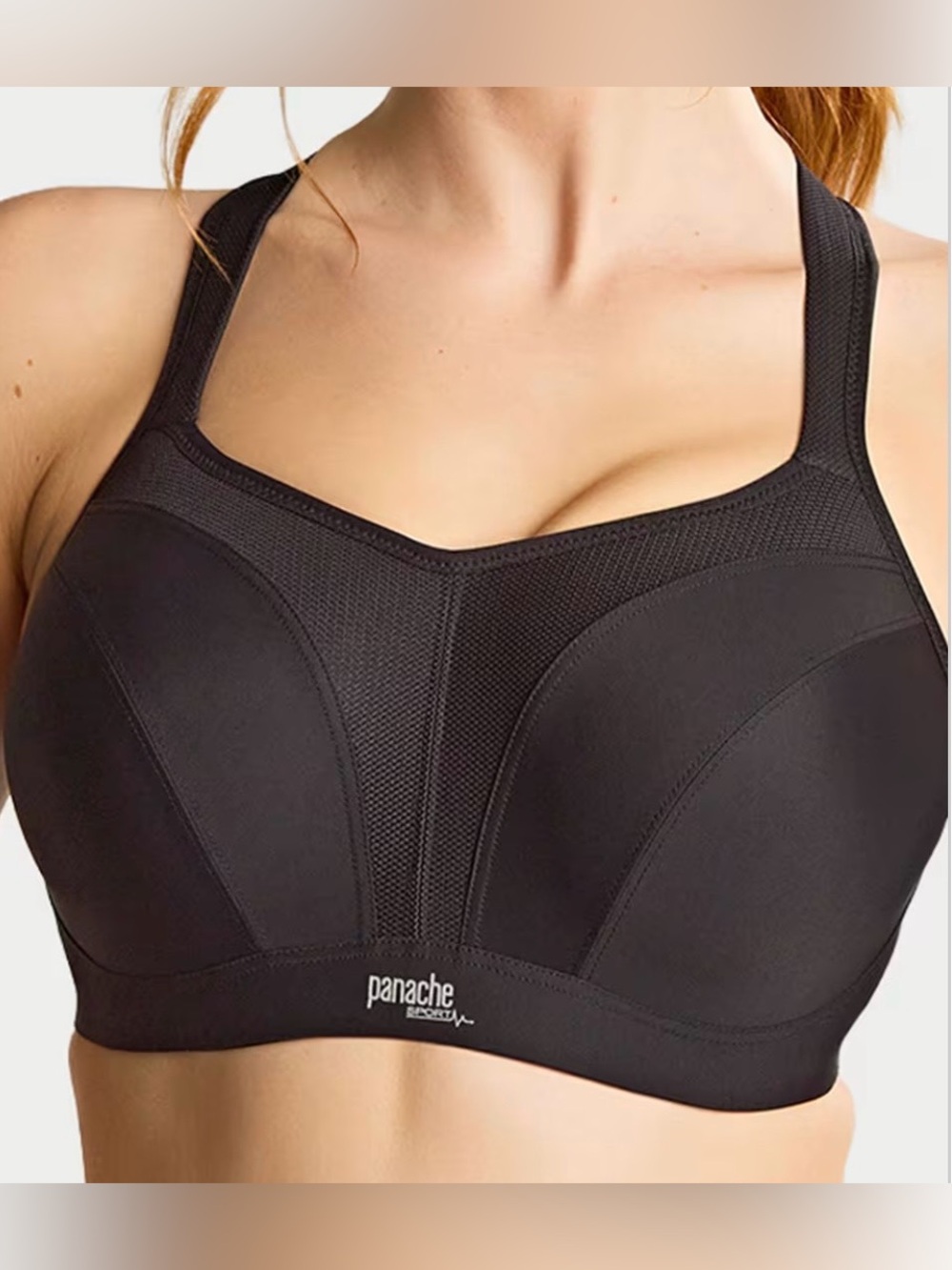 New! Panache Sport Power Wireless Soirts Bra 38C